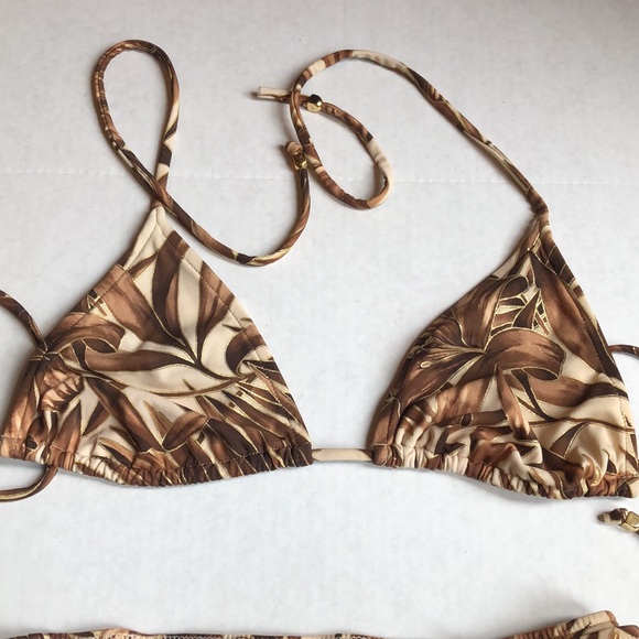 Venus Metallic Jungle Print Swimsuit - Picture 3 of 6